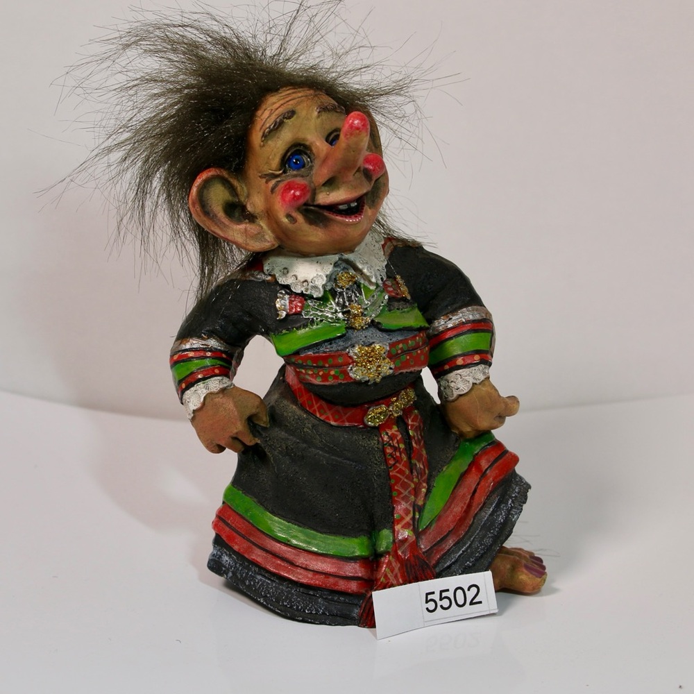 Whimsical Rare Vintage NyForm Troll figurine